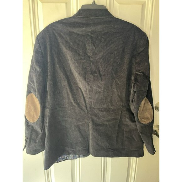 Lauren Ralph Lauren Black Label Corduroy Men's 44S Sports Coat Brown Elbow Patch - Picture 4 of 7
